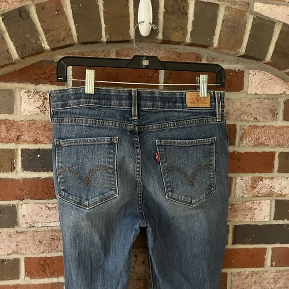 LEVIS Dark Blue Perfect Waist 525 Straight Leg Jeans size 10 - Picture 8 of 11